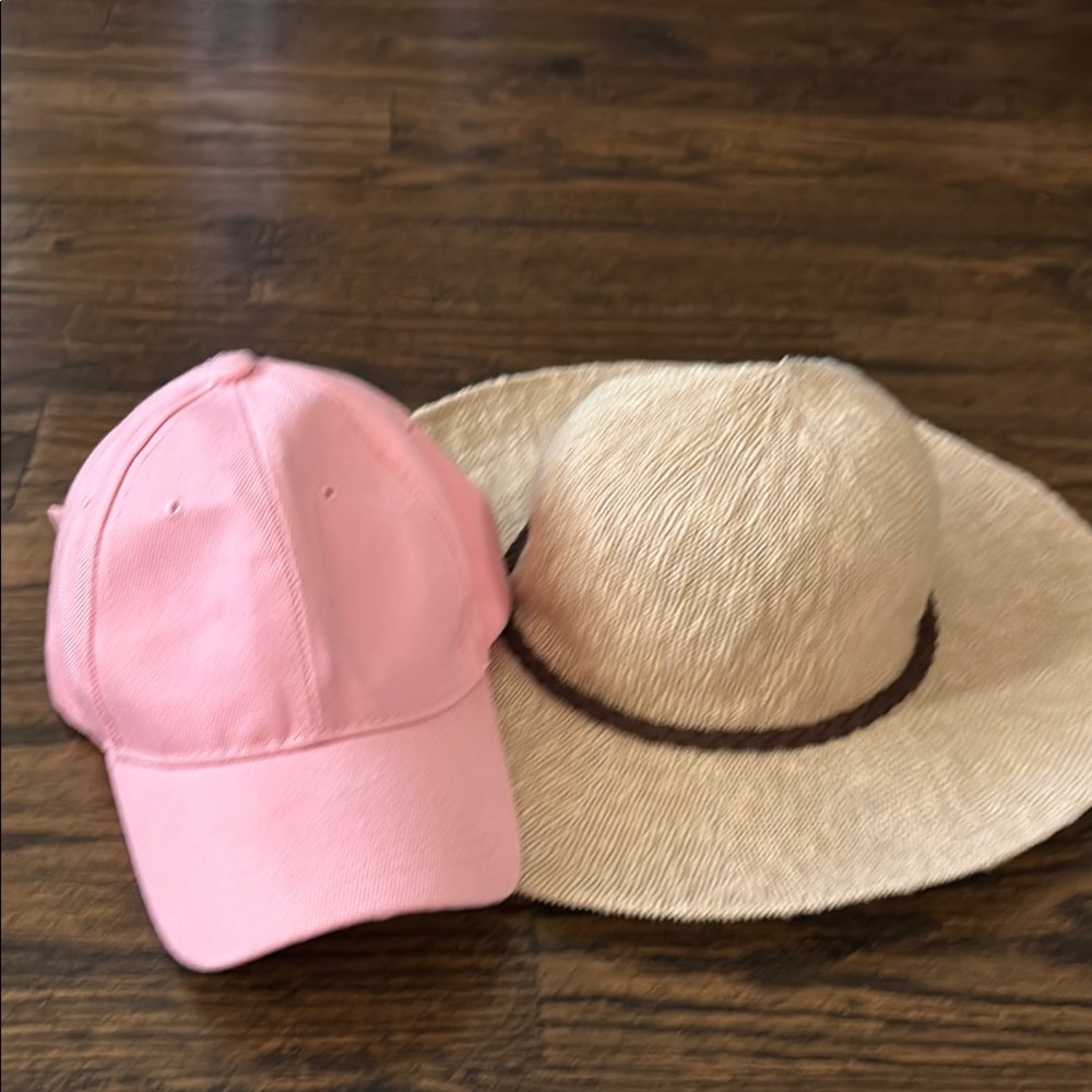 Beach Sun hat- pink baseball hat